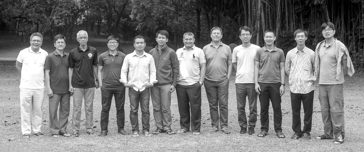 Delegates of the JCAP Formation for Formators workshop with CIS Executive Director Fr Silvino Borres Jr (first from left) and JCAP Formation Delegate Fr Riyo Mursanto (third from left).