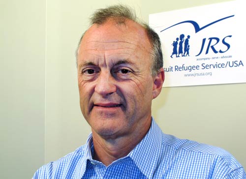 Fr. Holdcroft points out the need for for, and success of, JRS pastoral workers whose primary duty s to accompany refugees, to listen to the stories, their needs and their wants.