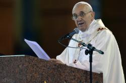 The Pope meets students of Jesuit Schools