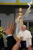 The Pope meets students of Jesuit Schools