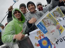The Pope meets students of Jesuit Schools