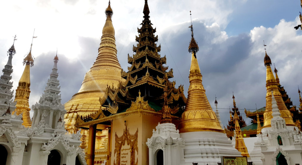 The Shwedagon Pagoda in Yangon