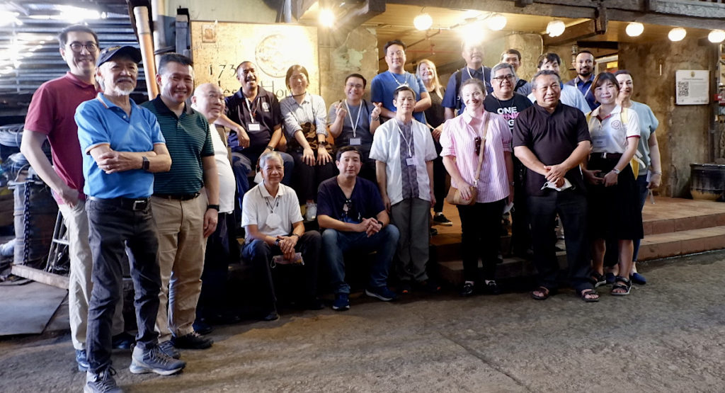 The delegates at 1730 Jesuit House, the oldest dated house in the Philippines