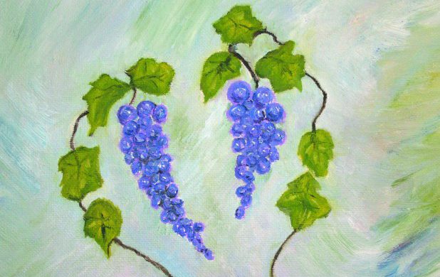 Fruitful Vine oil painting by Natalie Buske Thomas