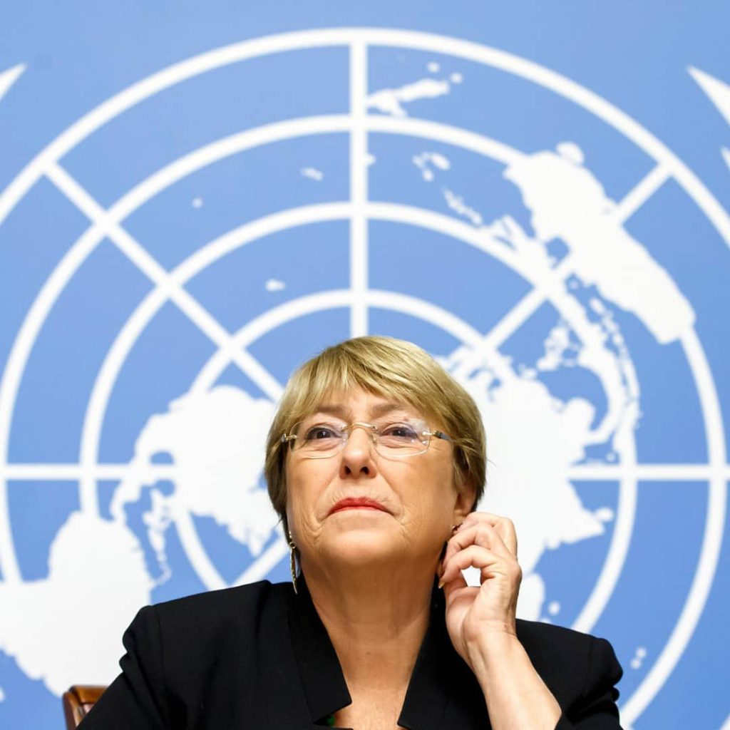 《聯合國人權理事會》高級專員 Michelle Bachelet