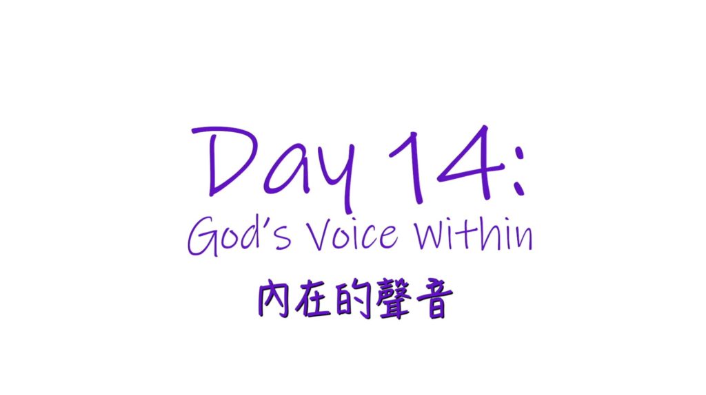 25個依納爵靈修的寶富：第十四集《內在的聲音》