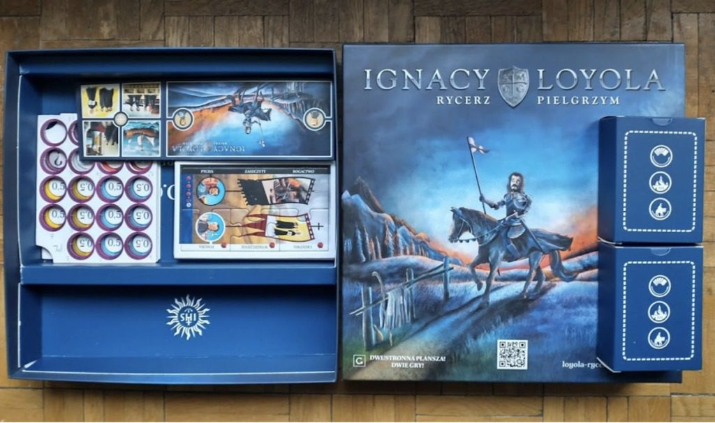 The Polish version of the board game, ’Ignatius Loyola: Knight and Pilgrim.’ Photo: Australian Jesuits.