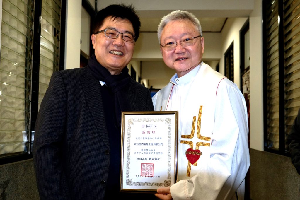 董澤龍神父與劉弟兄
