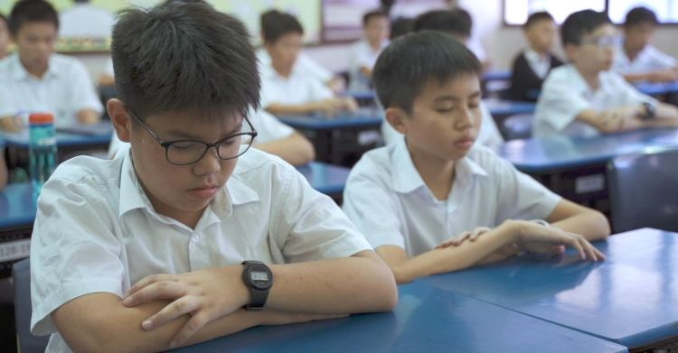 九龙华仁学生每日都会有十分钟的意识省察练习
