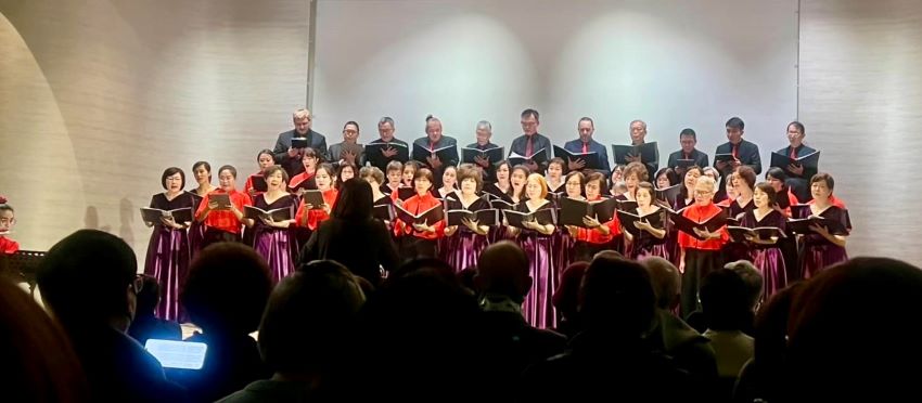 AMDG 圣咏团与四分溪合唱团联合演唱
