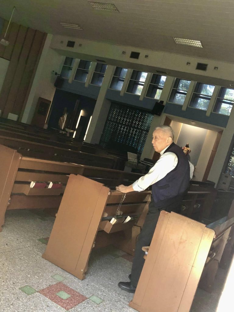 耕莘文教院和古亭耶稣圣心堂是朱立德神父最后十年的家