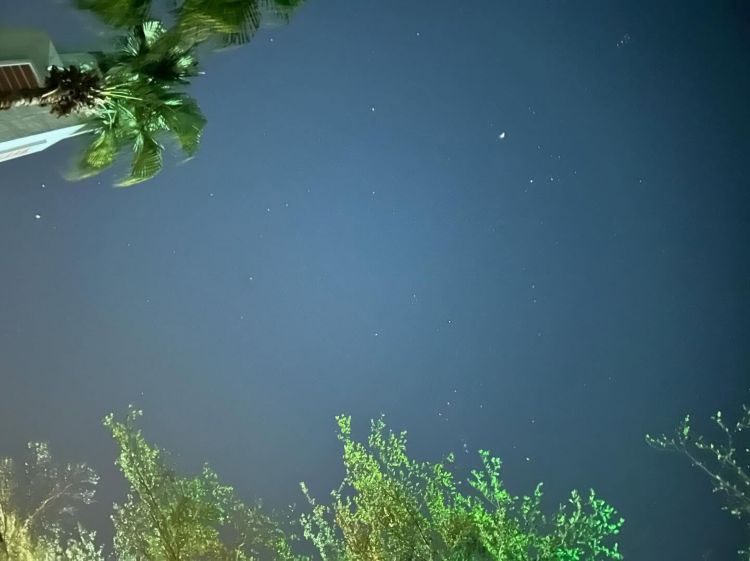 静山的夜空