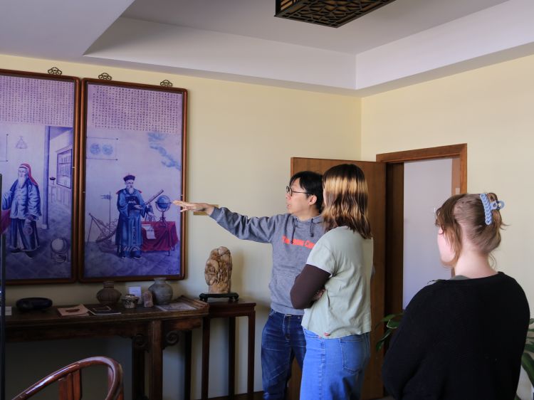 Exchange students visit TBC