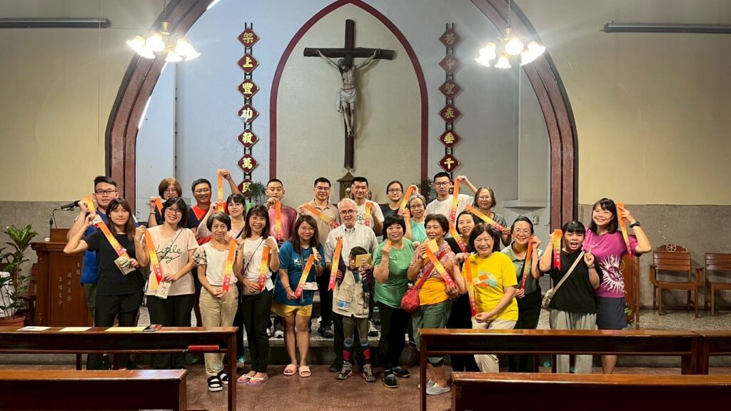 徒步朝聖的起點竹東天主堂