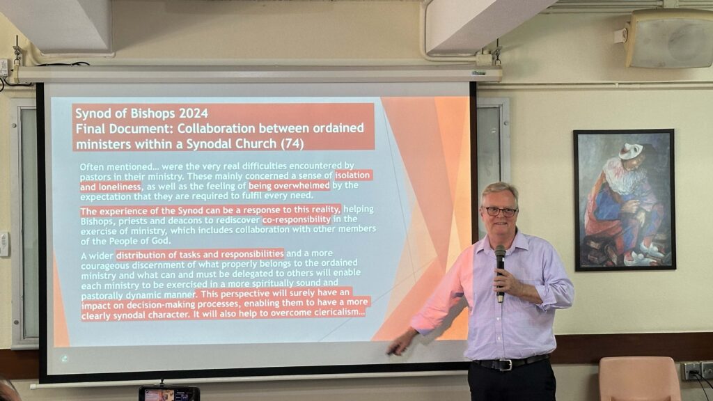 培育課程的帶領者 Fr. Peter McIsaac S.J.