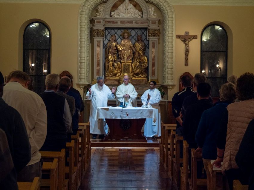 在基督君王节的开幕弥撒