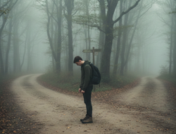 迷茫地站在分叉路口